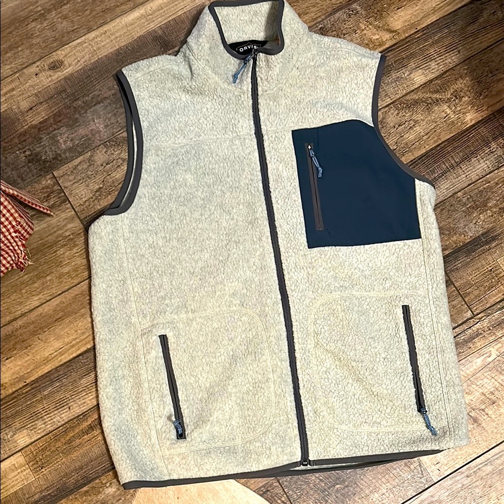 Men's fleece ORVIS Fleece Vest in New condition